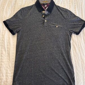 Men's Ted Baker Blue Polo Shirt